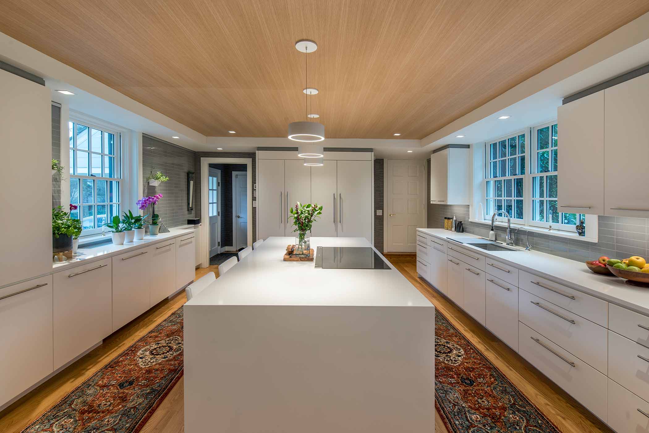 large kitchen island