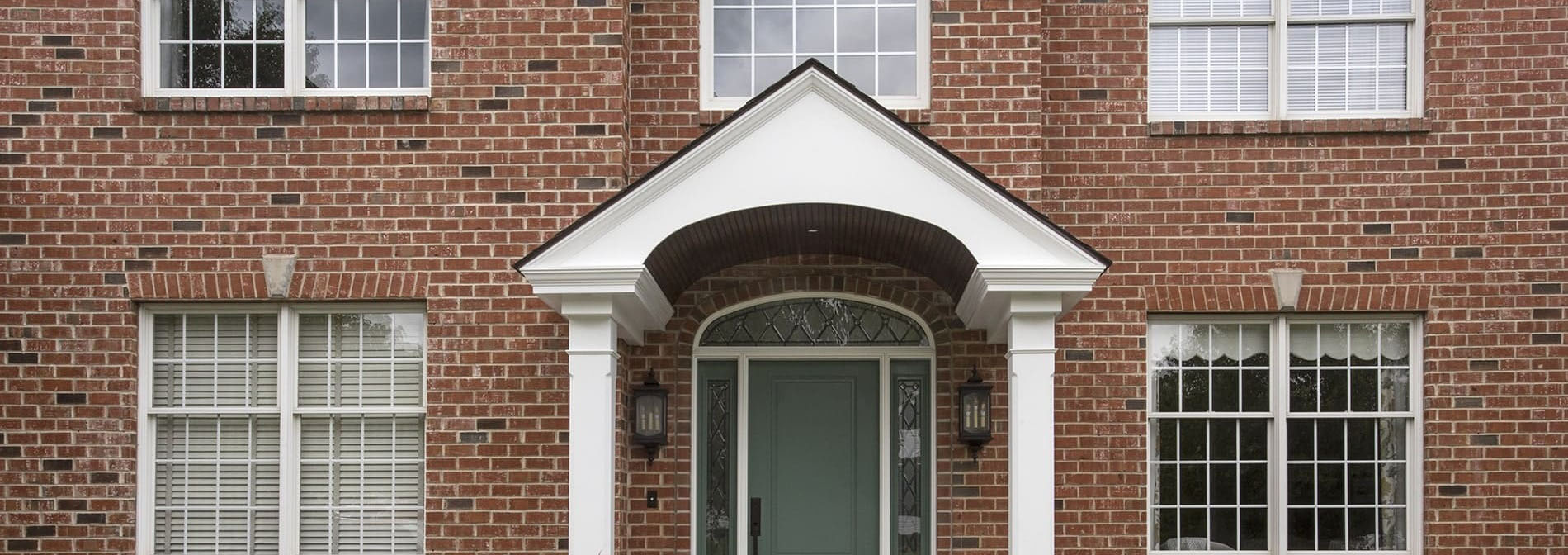 Exterior Arch Portico Front Entry
