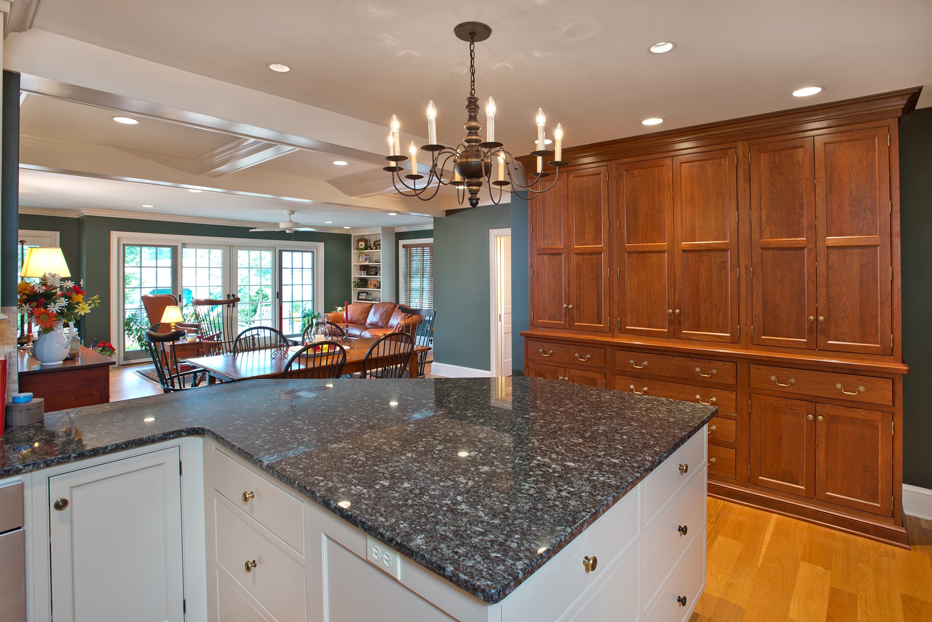 historic home remodel kitchen with granite countertops by Penn Contractors historic home remodel kitchen with granite countertops by Penn Contractors